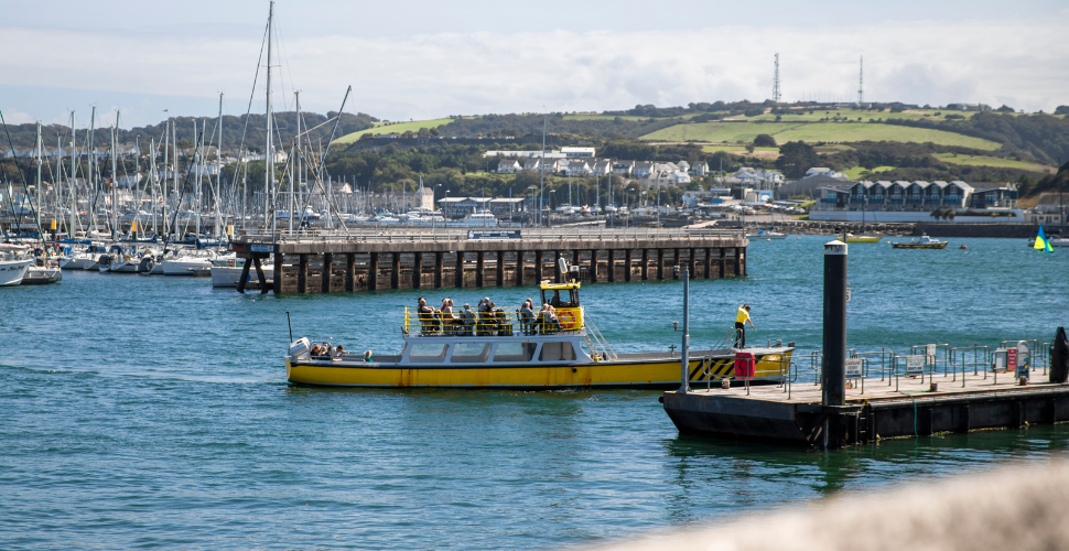 Mount Batten Ferry departing from Commercial Wharf